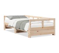 (natural, 80 x 200 cm) vidaXL Daybed without Mattress Sofa Bed Sleeper Bed Couch Solid Wood Pine