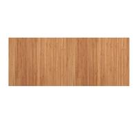 vidaXL Bamboo Area Rug 80x200 cm - Neutral-Tone Rectangular Floor Covering for Indoor Use, Living Room, Hallway with Anti-slip Backing