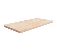 (natural, 80 x 40 x 2.5 cm) vidaXL Bathroom Countertop Treated Desktop Replacement Top Tabletop Solid Wood