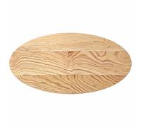 (natural, 80 x 40 x 2 cm) vidaXL Table Top Light Brown 80x40x4 cm Solid Wood Oak Oval coffee table top