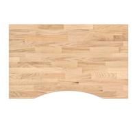 (natural, 80 x 50 x 2.5 cm) vidaXL Desk Top Writing Table Study Desk Untreated Solid Wood Oak Rectangular