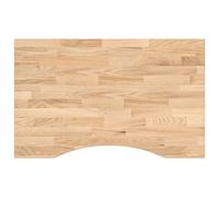 Desk Top Writing Table Study Desk Untreated Solid Wood Oak Rectangular vidaXL