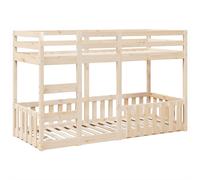 vidaXL Bunk Bed 90x190 cm Solid Wood Pine