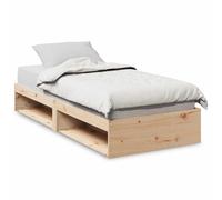 (natural, 90 x 190 cm) vidaXL Day Bed with Mattress Bedroom Sofa Bed Couch Guest Bed Solid Wood Pine