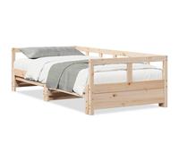(natural, 90 x 190 cm) vidaXL Daybed without Mattress Sofa Bed Sleeper Bed Couch Solid Wood Pine