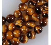 Natural AA 6mm Yellow African Roar Tiger Eye Gems Round Loose Beads 15" Strand