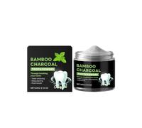 Natural Activated Charcoal Teeth Whitening Powder, Tooth Cleaning Powder for a Brighter, Stain Remover for Teeth, Bad Breath Eliminator, Freshens Breaths, Mint (1)