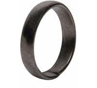 Natural Adjustable Black Horse Shoe Ring for Men and Women - Pack of 1 - Genuine Black Horse-Shoe Iron, Unisex, One-Size Adjustable