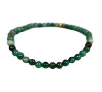 Natural African Jade 4mm Smooth Cut Beads Gemstone Stretch Bracelet Round Shape Stone Green Color 7 Inch Stretchable Wristband For Unisex Healing Meditation Prosperity Gift & Luck |L_STBC_00153_7.5
