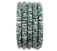 Natural African Jade Spacer Beads Caps Loose Semi Gemstone for Beading Jewelry Making 6mmx3mm 38cm