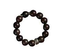 Natural Agarwood Bracelet Bodhi Chinese Buddha Amulet Hand String