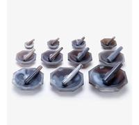 Natural agate mortar for laboratory grinding 110mm 120mm 150mm 160mm 200mm(100MM)