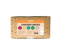 Natural Air-Dried Chicken Necks for Dogs | 1kg | High-Protein, Long-Lasting Chew, Grain-Free Dental Treat for Healthy Teeth & Gums - 100% Chicken, Breeds & Sizes