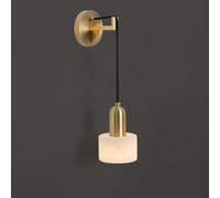 Natural Alabaster Wall Sconce Multi-Style Alabaster Wall Sconce Bedside Marble Wall Lamp Natural Stone Wall Lighting Fixture Modern Metal Vanity Lights For Bedroom Living Room Hallway Stairs Kitchen