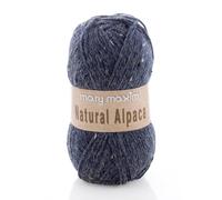 Natural Alpaca Tweed Yarn Blue Stone