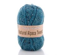 Natural Alpaca Tweed Yarn Cool Stream