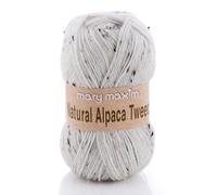 Natural Alpaca Tweed Yarn Raw Cotton