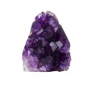 Natural Amethyst Crystal Cluster from Uruguay | Raw Amethyst Geode for Healing, Meditation, and Home Decor | Stunning Purple Crystal Cluster for Chakra Balancing and Spiritual Practices(200g-250g)