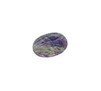 Natural Amethyst Palm Stone, Purple Crystal Healing Stone
