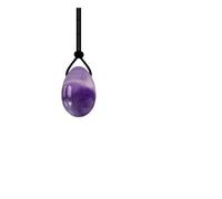 Natural Amethyst Yoni Eggs Wand Set Purple Crystal Women Kegel Exerciser Muscle Tightening Massage Balls Jade Stone Eggs,4