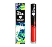 Natural and Vegan Liquid Lipstick with Matte Finish - Long-Lasting Wear - Color: Pink Coral “Lead the Game” 784 - Crude Oil-free Lipsticks - Organic Ingredients - ALL TIGERS