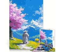 Natural And Wizard 1000 Piece Jigsaw Puzzles for Adults Memory Gain Peaceful Time Design Assembly Premium Gift (38x52cm)
