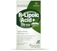 Natural Answer R-LipoicAcid+ 300mg, Non-GMO, Gluten-Free, 60 Vegan Capsules