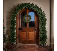 Natural Artificial Christmas Tree Arch - Green