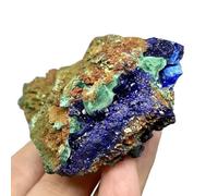 Natural Azurite Malachite Crystal Mineral Specimen Healing Stone Mineral Specimen Teaching Research Reiki Healing Collectible(100g)