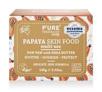 Organic Vegan Baby Moisturiser - P'URE PAPAYA CARE 100g Baby Skin Food | Natural Nappy Rash Cream & Eczema Treatment | Soothing Skin Food with Papaya, Chamomile & Jojoba for Sensitive Baby Skin