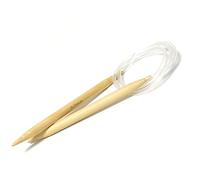 Natural Bamboo 9mm Circular Knitting Needle 80cm Length