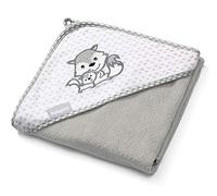 Natural Bamboo Baby Children's Hooded Bath Towel 100 x 100 cm Large Super Soft Bath Towel Beach Towel Duschtuch, Hand Towel