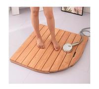 Natural Bamboo Bath Mat - Rectangular Non-Slip Water-Resistant Shower Mat for Spa Sauna Indoor/Outdoor Use - Eco-FriendlyWood Duck Board (31"x31")
