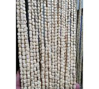 Natural Bamboo Beaded Door Curtain - 40/50/60/70/80 Strands Privacy Divider for Bedroom & Living Room 8 Colors 100x220cm (3.28x7.22ft) Stylish Home Entrance Decor