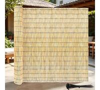Natural Bamboo Fence Roll 4FT x 16.4FTEcoFriendly Fencing for Perfect forBackyard Garden Balcony Décor Easy Inllat