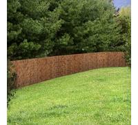 Natural Bamboo Fencing for Outdoor Privacy 60 140cm Height Garden Roll Eco Friendly Durable Ideal for Patios Yards & Gardens 100 Ties Included