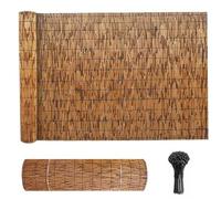 Natural Bamboo Fencing Roll - 4.7x7ft Privacy Screen for Outdoor, Balcony, Backyard & Patio - Eco-Friendly Bamboo Garden Fencing for Enhanced Privacy & Protection