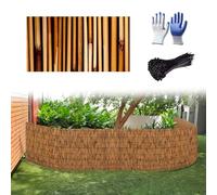 Natural Bamboo Fencing Roll 60140cmHandmade Garden EcoFriendly Outdoor Decor for Balcony Yard & & Slish Natural Bamboo Fence