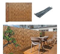 Natural Bamboo Fencing - Rolled Fencing 61x700cm & 61x800cm Decorative Patio Covering for Outdoor Backyard Eco Friendly Garden Privacy Solution