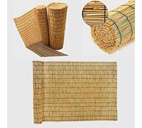 Natural Bamboo Garden Fence PanelOutdoor Privacy Screen for Wind & Sun Protection Durable & Stylish 130 cm x 400 cm Perfect for Gardens & Patios