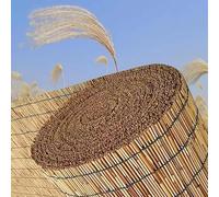 Natural Bamboo Garden Fencing Roll Canna Arella for Outdoor Privacy Reinforced Shade Netting for Balcony & Gazebo (H90xL500cm)