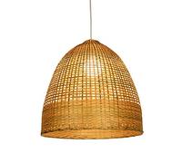 Natural Bamboo Pendant Light Bamboo Woven Dining Chandelier Vintage Ceiling Hanging Lighting Modern Rattan Pendant Lamp Kitchen Island Lighting Southeast Asian Chinese Garden Chandelier