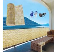 Natural Bamboo Privacy Fence Screen Fencing for Sun & Wind Protection120x800cmPerfect for Outdoor Spaces s & PatiosEcoFriendly Durable & Stylish