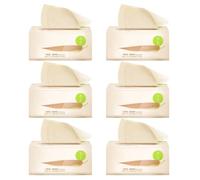Natural Bamboo Pulp Paper Extraction Tissue 6 Packs for Home