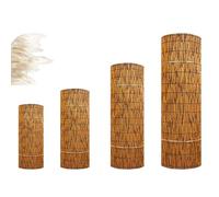 Natural Bamboo Roll - 30ft Decorative Garden Fence, Balcony Privacy Protector, Eco-Friendly Cane BER for Terrace & Outdoor Spaces