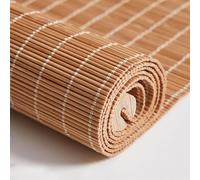 Natural Bamboo Roller Blind Outdoor Indoor Bamboo Roll Up Window Blind With Lift Blackout Roman Blinds For Windows Privacy Bamboo Blinds Outdoor For Patio Decorative Curtain 40-165cm Wide