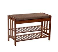 Natural Bamboo Shoe Ranch3Tier Corner& Foot Stool & SpaceSaving80cm/31.5inch Perfect for Entryway & Hallway