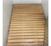 Natural Bamboo Shower Mat Draina Bath Board NonSlip Hollow Design Cum Sizes 50x100cm & 70x90cm EcoFriendly Bathroom Flo Home Decor