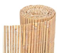Natural Bamboo Slat Fencing Privacy Screening Rolls, Garden Trellis Fence Panels