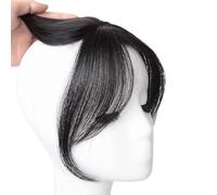 Natural Bangs Toppers Hairpieces For Covering White Loss Hair Bangs Hairpiece Replacement Black Fringe Toupee Wigs For Women With Bangs